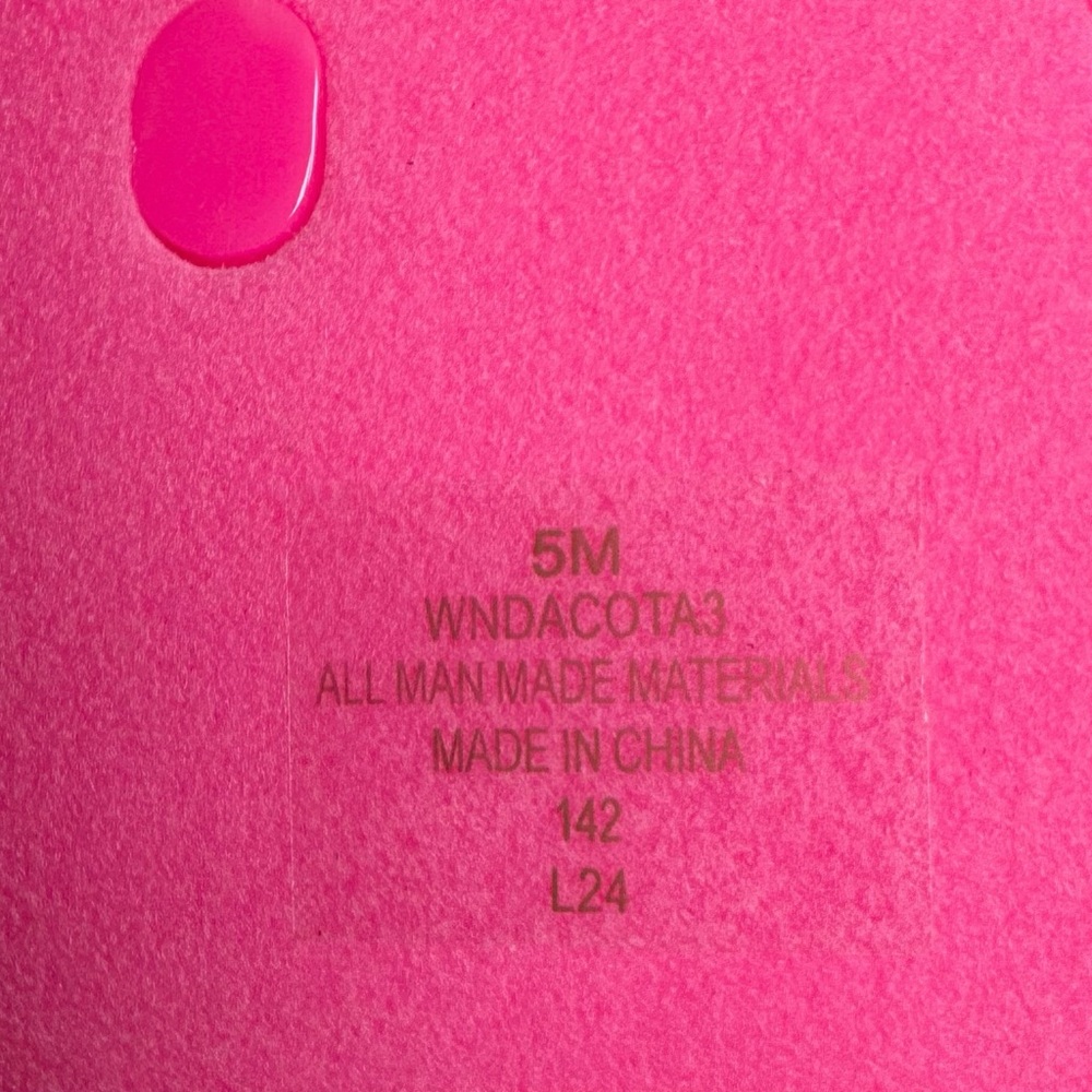 Nine West Hot Pink Jelly Thong Sandals Women’s Size 5 NEW Flip Flops Barbiecore - Picture 6 of 10